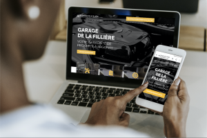 Conception du site web du Garage de la Fillière en Haute-Savoie. Compatible mobile. CMS WordPress, webdesign sur-mesure.